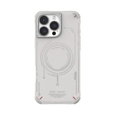 Cover Iphone 16 Pro Max Mecha Magsafe Case Skinarma - Light Grey